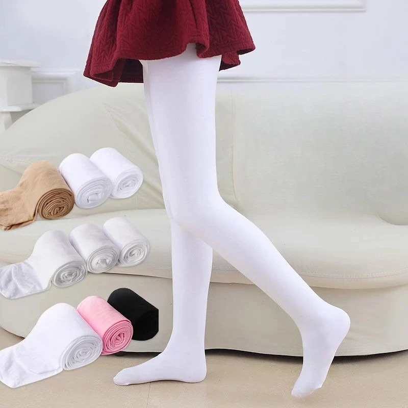 Children's Jumpsuit Socks Girl Dancing Stockings Special Bottom Socks for Dance Performances High Elasticity
