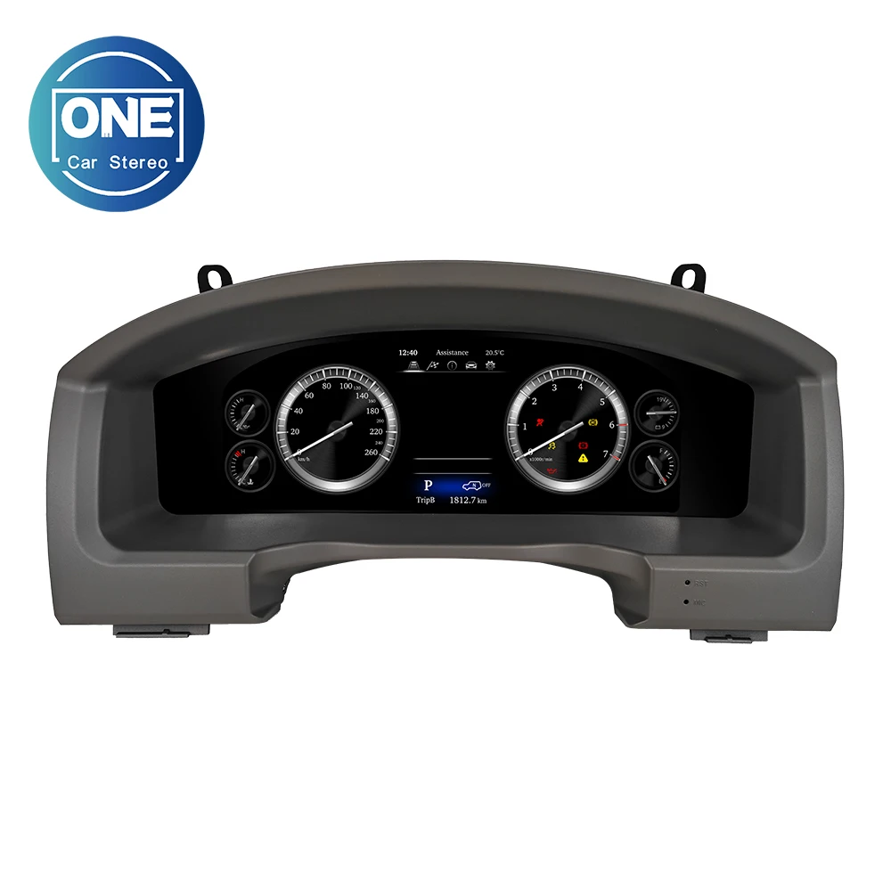 

12.3 Inch Digital Dashboard Cluster Display Auto Instrument Panel Virtual Tacho Cockpit For Toyota Land Cruiser 2008-2015