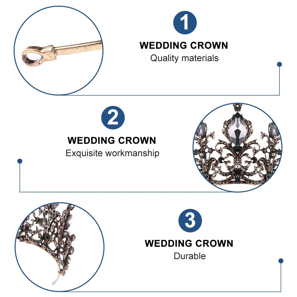 

Корона для Хэллоуина, женская диадема, свадебный головной убор, короны для невесты, аксессуары для выпускного бала, свадебные украшения для волос