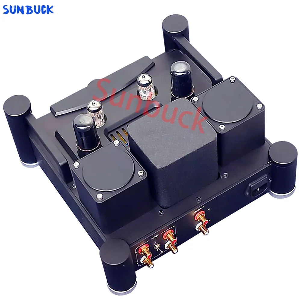 12AX7 6V6X2 E400 シングルエンド クラス A チューブ プリアンプ チューブ ヘッドフォン アンプは、HD800 T1 およびその他のヘッドフォンに適しています。