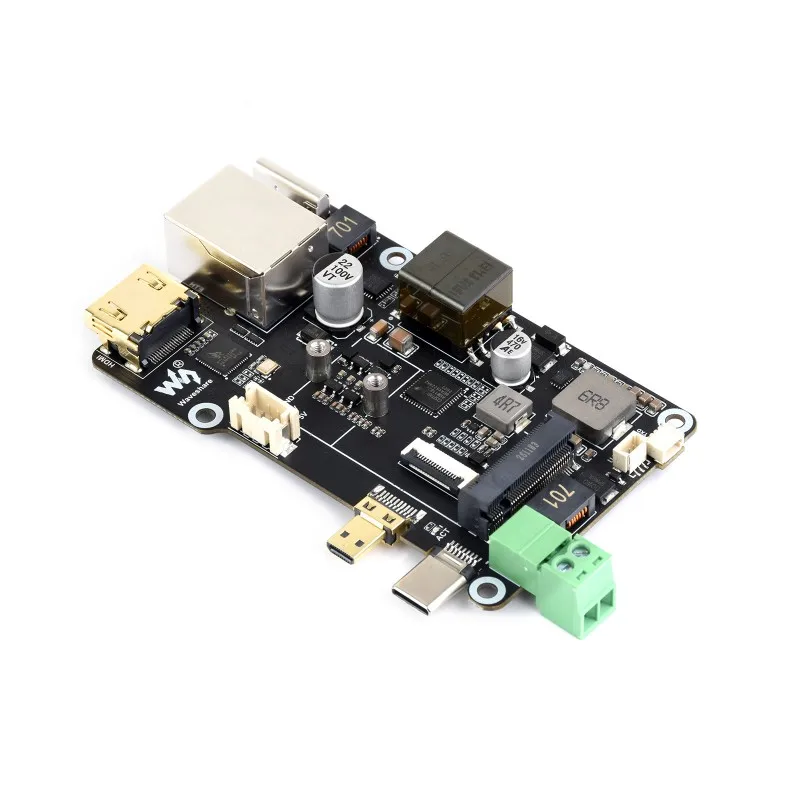 PCIe To M.2 Multifunctional Adapter, 4K Output, Original RTL8125 2.5GbE Ethernet Controller, Supports Raspberry Pi OS, Driver-fr