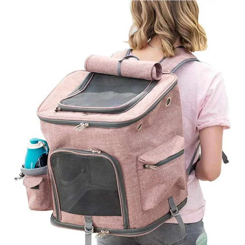 

High Quality Pet Backpack Carrier Weekender Backpack Pets Bag For Travel