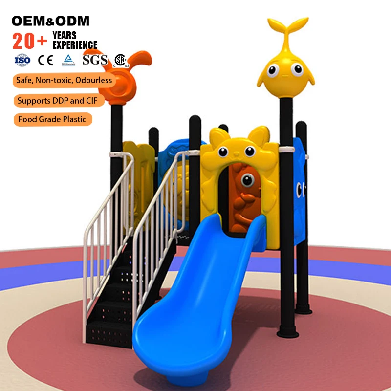 SageDelightRides Commercial Outdoor Playground Equipment Slide Swing Kids LLDPE Steel School Community Daycare Wholesale