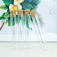 Corks Glass Test Tube 30pcs or 50pcs,The Capacity is 5ml,1.2cm Diameter Glass Bottle,Used for Wedding Holiday Gifts