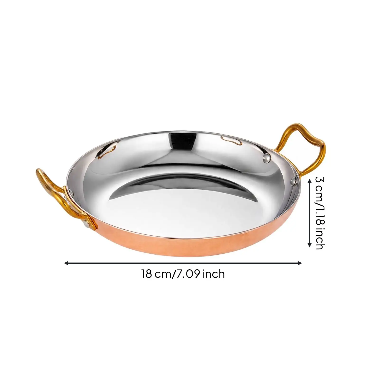 Oval Serving Tray for Food Commercial Grade 304 Stainless Steel Platter with Side Handles for Seafood Steak and Family Meals