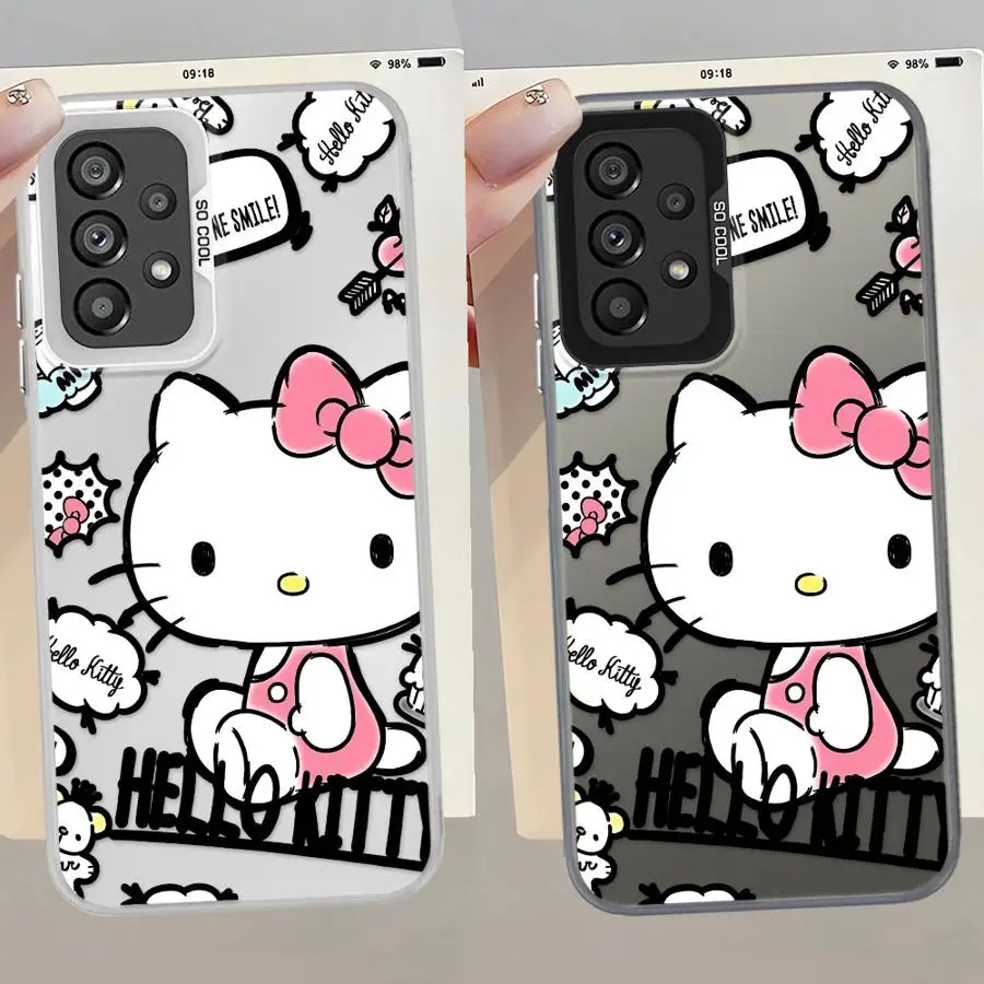 Case for Samsung Galaxy A17 A54 A51 A04 A26 A50 A71 A14 A56 A23 A34 A37 A12 A72 A57 A25 A15 A16 A31 A07 Phone Cover Cute Sanrio