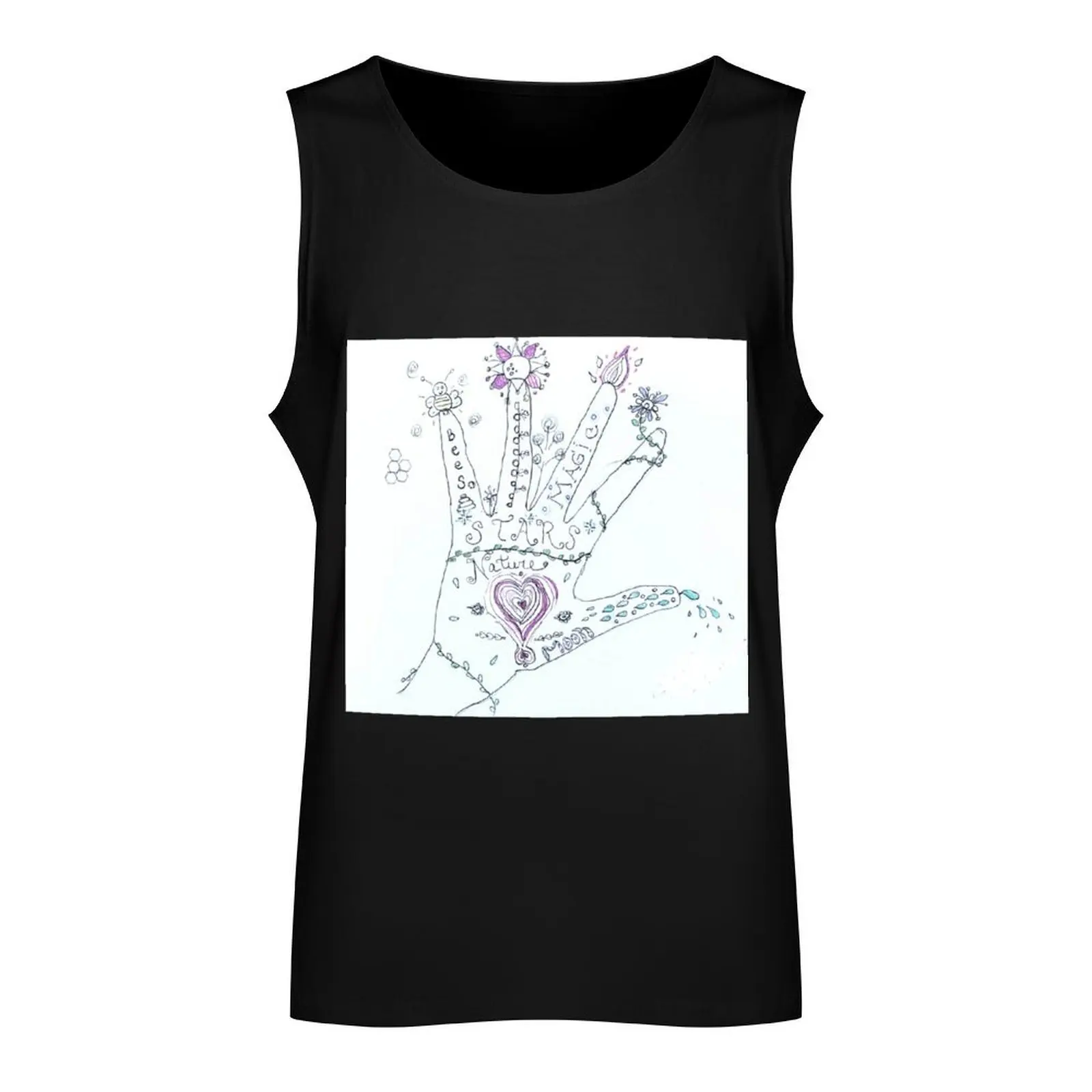 The Magic is in Your Hands Tank Top sleeveless Men's t-shirts Men's summer t-shirt T-shirt man