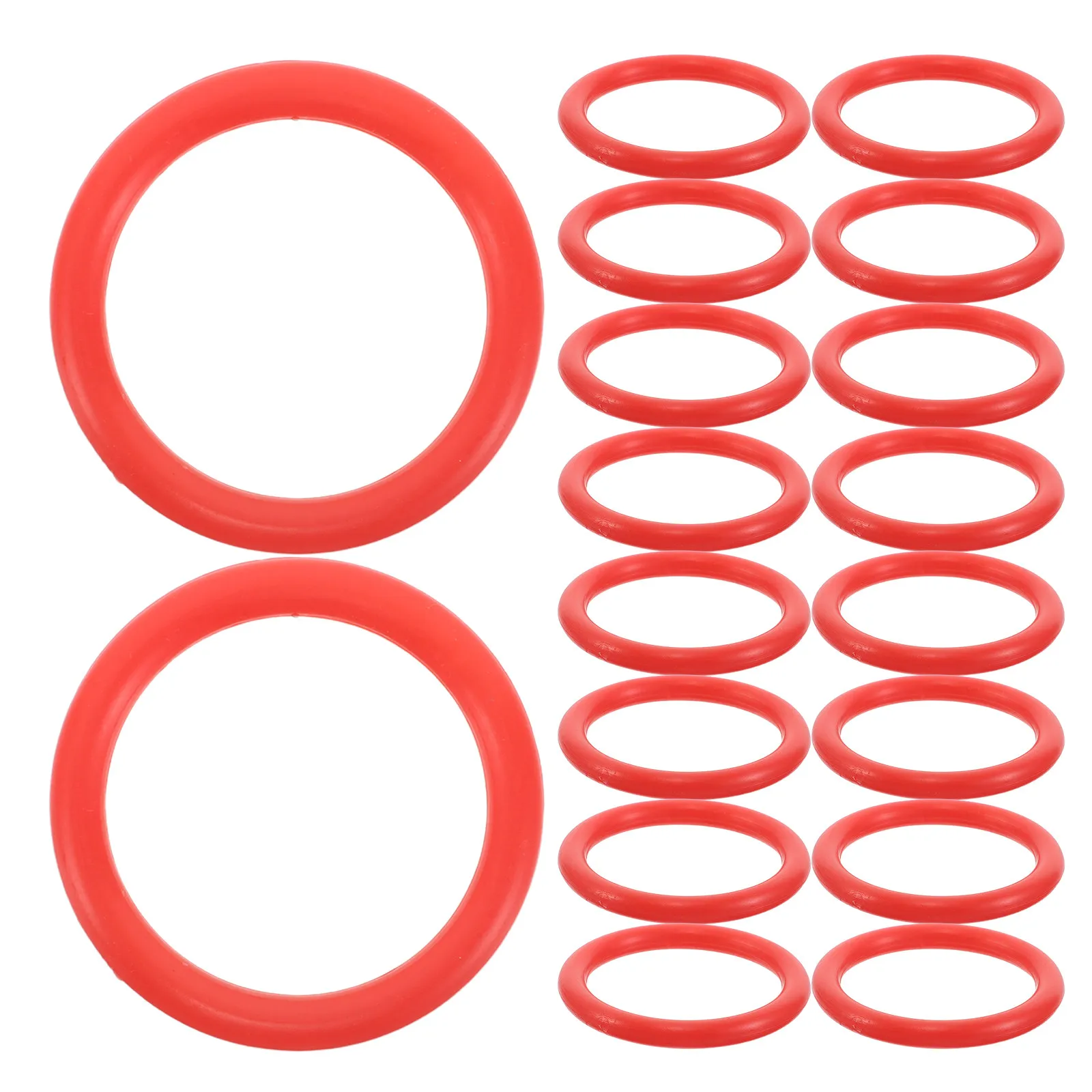 

50Pcs Solid Ring Toss Circles Plastic Toss Rings for Kids Indoor Outdoor Throwing Game Backyard Parties Ring Game for Hand Eye