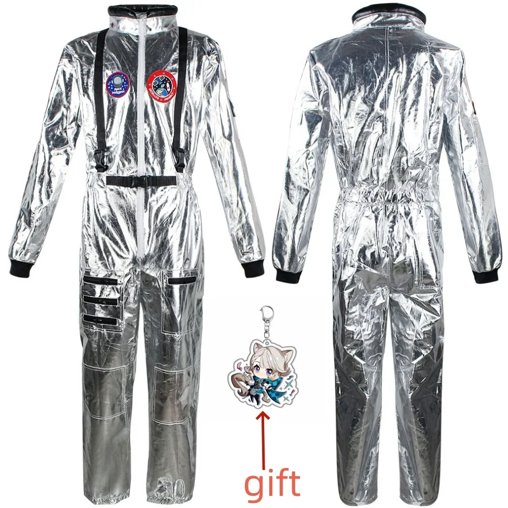 

Halloween Adult Children Astronaut Costume Couples Spaceman Cosplay Space Suit Halloween Family Party Dress Up Birthday Gift