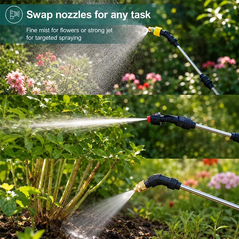 Shoulder Mounted Electric Spray Disinfection Spray 5L Electric Watering Can Gardening Spray Can Portable Electric Spray, Simple