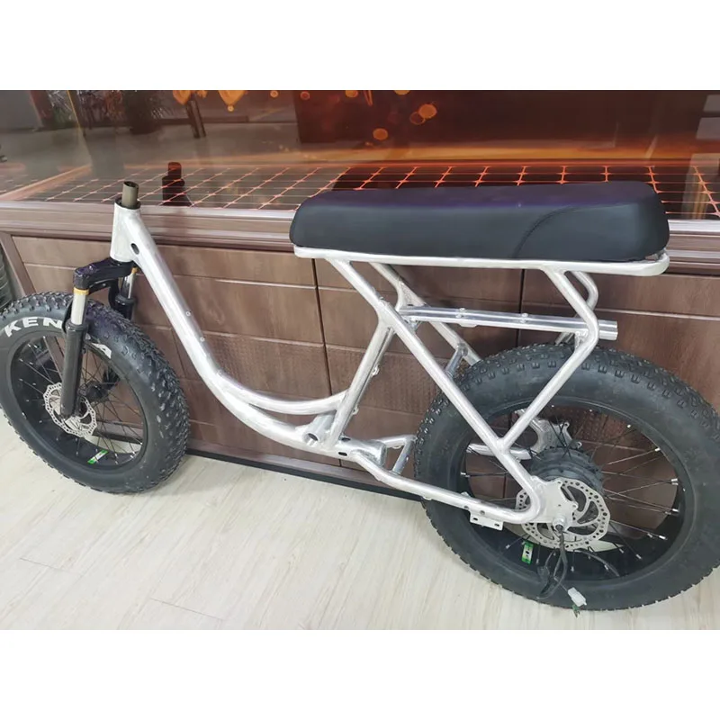 Penuh Makan Malam Salju Listrik Gunung Sepeda Ban Ban Ban 73 Ebike Paduan Aluminium Bafang Motor 20 Listrik Rangka Sepeda