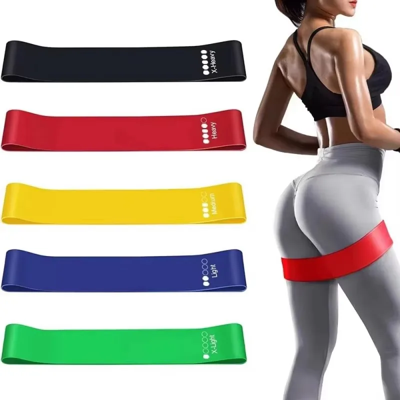 1/2/3/4/5 stücke Widerstand Bands Yoga Band Fitness Übung Training Hüfte Spannung Band Bein hocken Tanz Elastische Schleife Stretch Band