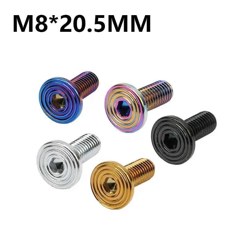 M8*20.5MM motorcycle accessories Crank Bolts Bike Bottom Bracket Fixing Bolts Crank Screws Titaniums Alloy Bottom Bracket Fixing