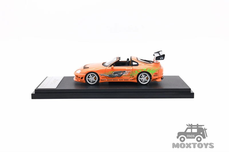 **الطلب المسبق ** سرعة سريعة FS 1:64 Supra Targa A80 Bomex FNF برتقالي عادي / فاخر محدود999 نموذج سيارة دييكاست