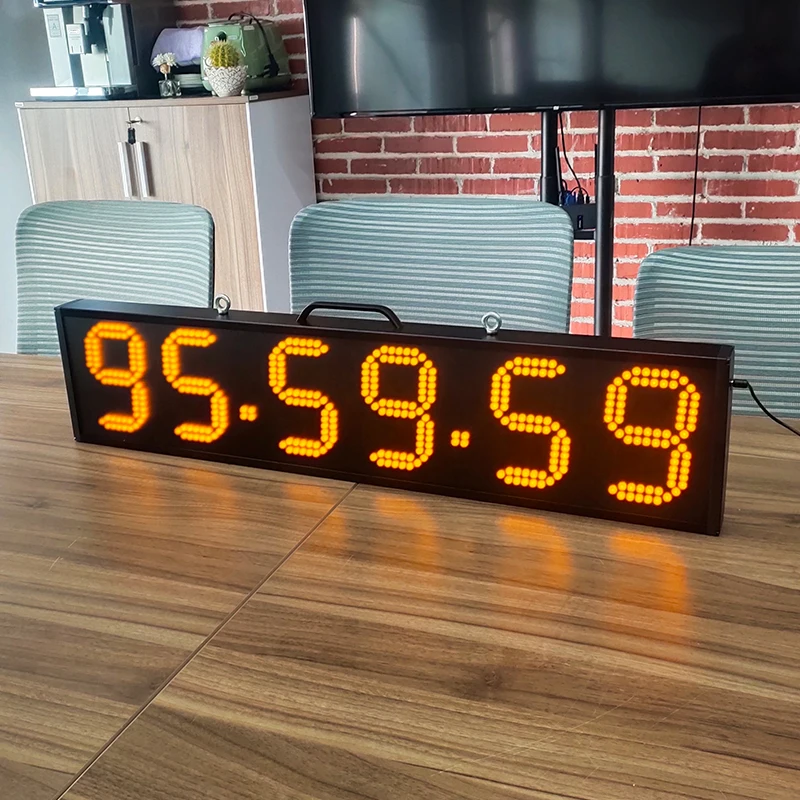 CHEETIE CP28 Grande Digital Single Sided 6 Polegadas Cronômetro Relógio de Corrida Temporizador Marath para Rastreamento de Corrida