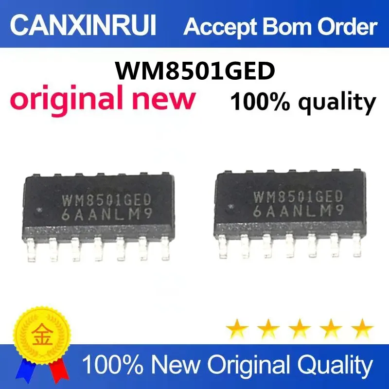 New WM8501GED WM8501 Digital-to-Analog Converter Chip Encapsulated SOP14 Original Spot Direct Shooting