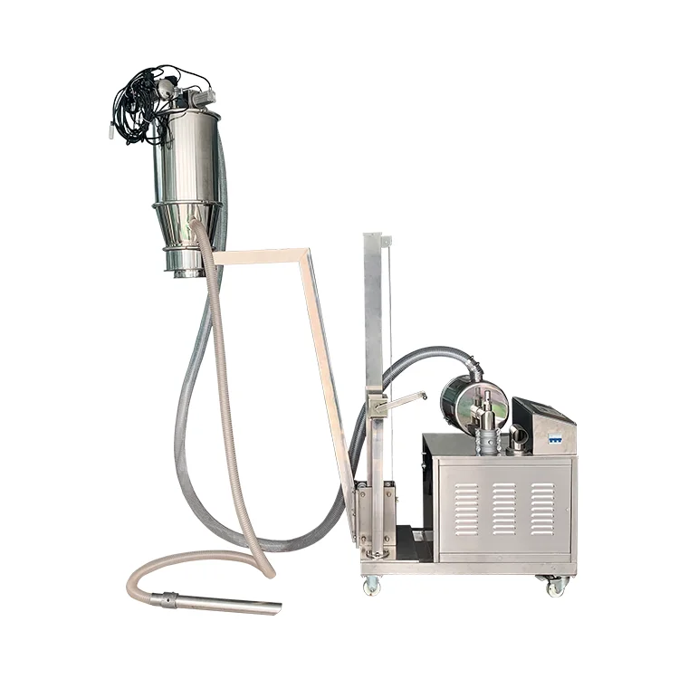 CW Fully‑Automatic Continuous Vacuum Feeder for MSG Sugar Coffee Beans Cocoa Powder