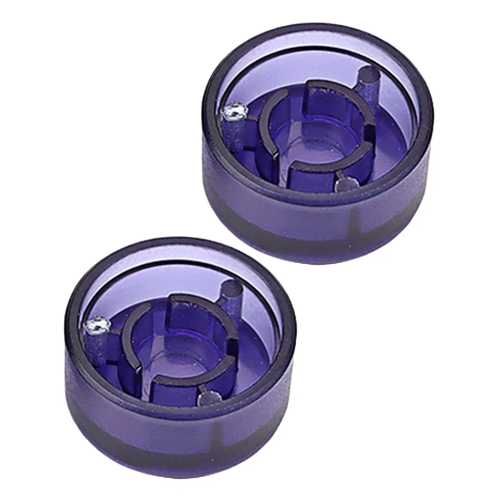

2 Pcs Effect Button Guitar Pedal Cap Accessories Speaker Footswitch Toppers Knobs Purple