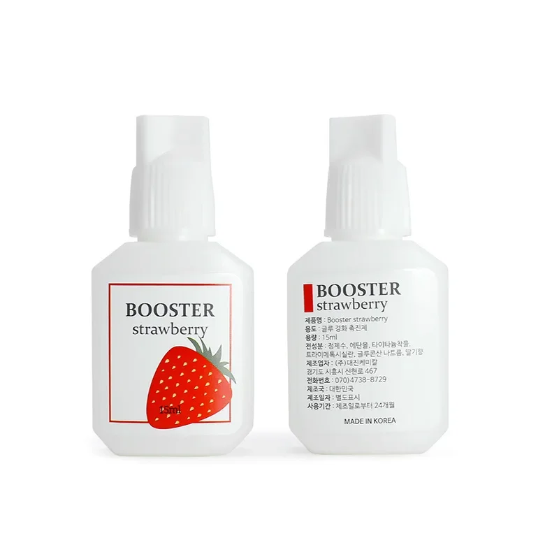 3 Bottles Sky Booster 15ml  Super Bonder Lash Glue Primer For  Eyelash Extension Cantaloupe Strawberry Banana Mango Cosmetics