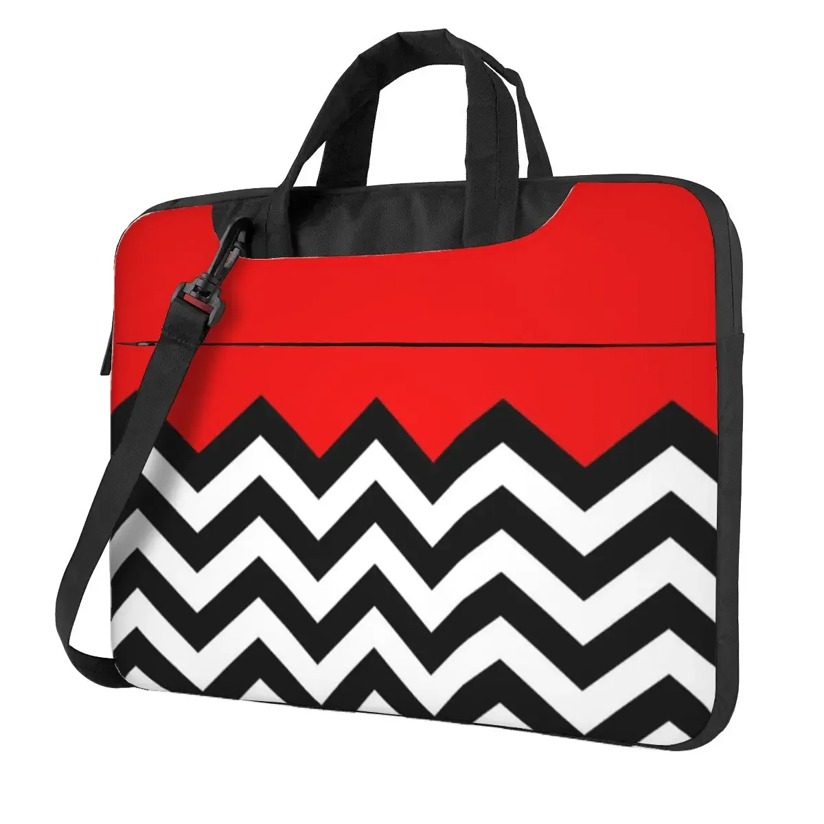 

Twin Peaks Black Lodge Pattern Crossbody Laptop Bag Case Computer Bag Resistant Protective Notebook Pouch for Macbook Pro Lenovo