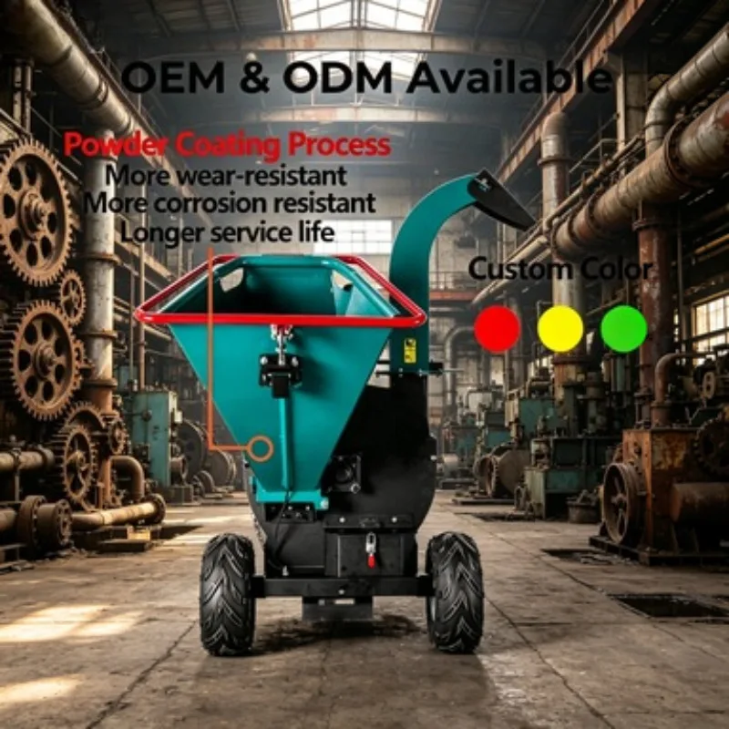 High Capacity Comprehensive Wood Crusher Mini Farm Chinese Portable Crawler/Wheel Wood Chipper Machine With Diesel Engine