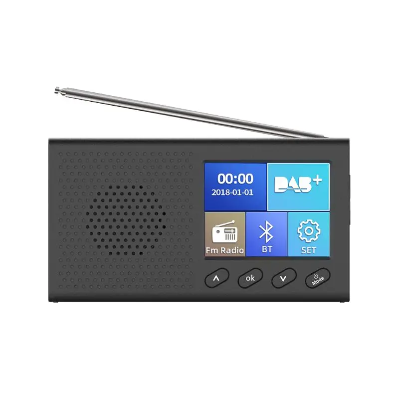 

Portable DAB/DAB+Receiver FM Radio Bluetooth 4.2 Music Player 3.5mm Stereo