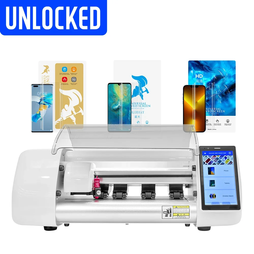 Unlimited Unlocked Mobile Phone Hydrogel Film Plotter Making Cutter Maquina Hidrogel Smart Screen Protector Cutting Machine