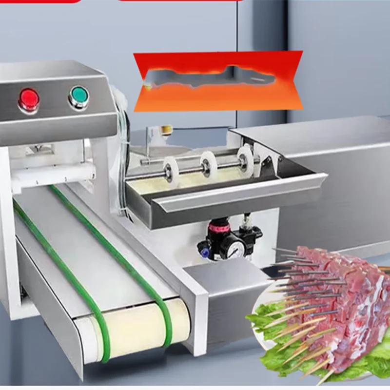 Mutton Meat Skewer Making Machine High Performance Customizable Stainless Steel Automatic Beef Kebab Forming Machine