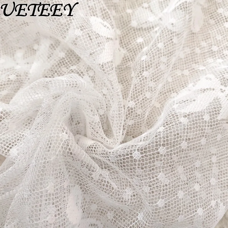 Neue Spitze Leggings frauen Sexy Dünne Neun-punkt Frühling und Sommer Oberbekleidung Mesh Hohe taille Oversize Neun-punkt Hosen