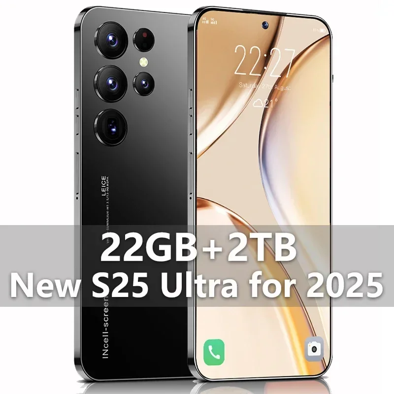 

HOT 2025 new S25 Ultra original intelligent 5G dual card dual standby Android 14 system global version 8000mAh battery