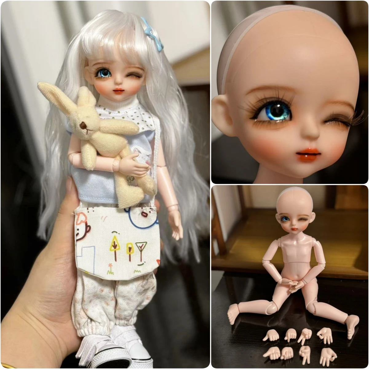 30cm Cute Blink Doll 1/6 BJD Doll Children's Toy Birthday Gift Christmas Surprise