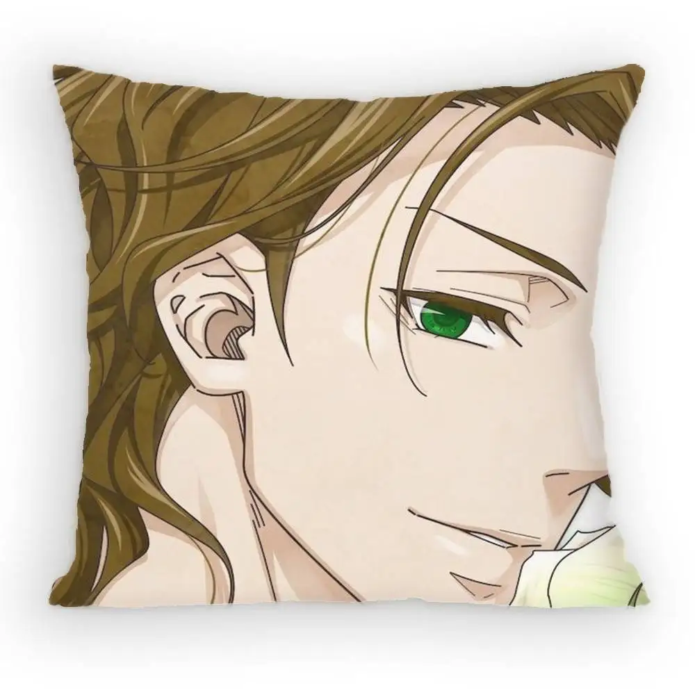 Anime MORIARTY THE PATRIOT Albert Pillow Case Sofa Living Room Bedroom Headboard Backrest Cushion Square Cushion Nap Time