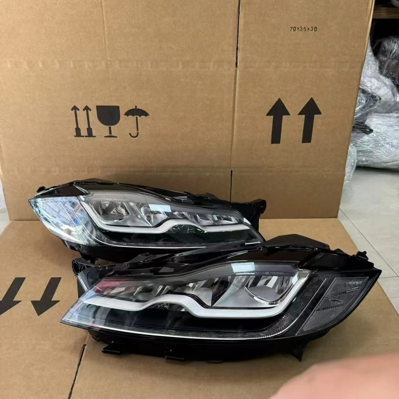 

FUXIN XF F-PACE 12V Светодиодная фара в сборе, запчасти для замены/ремонта, 70 Вт, 6500 люмен, гарантия 1 год