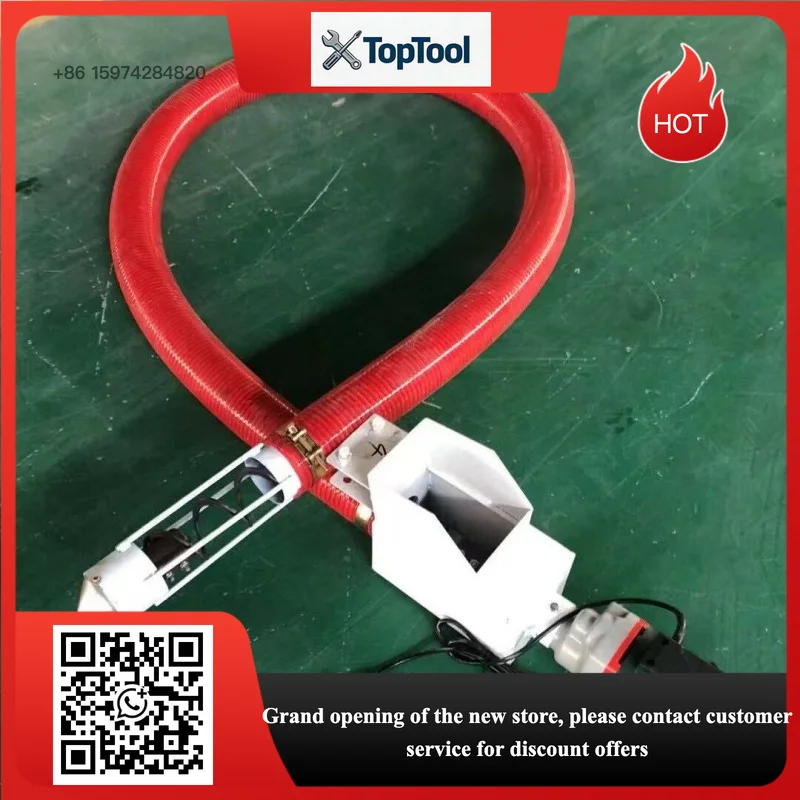 1.7kw/2.8kw/3.3kw Big Power Grain Suction Machine Electri Drill Motor Flexible Hose Pneumatic Grain Unloader Conveyor 220V