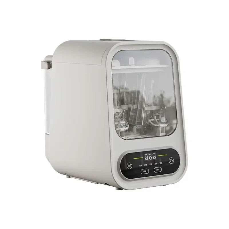 for All-in-One Smart Electric Aluminum Auto Baby Bottle Washer Dryer Sterilizer Warm Milk Disinfection Home Use Care Machine view 2