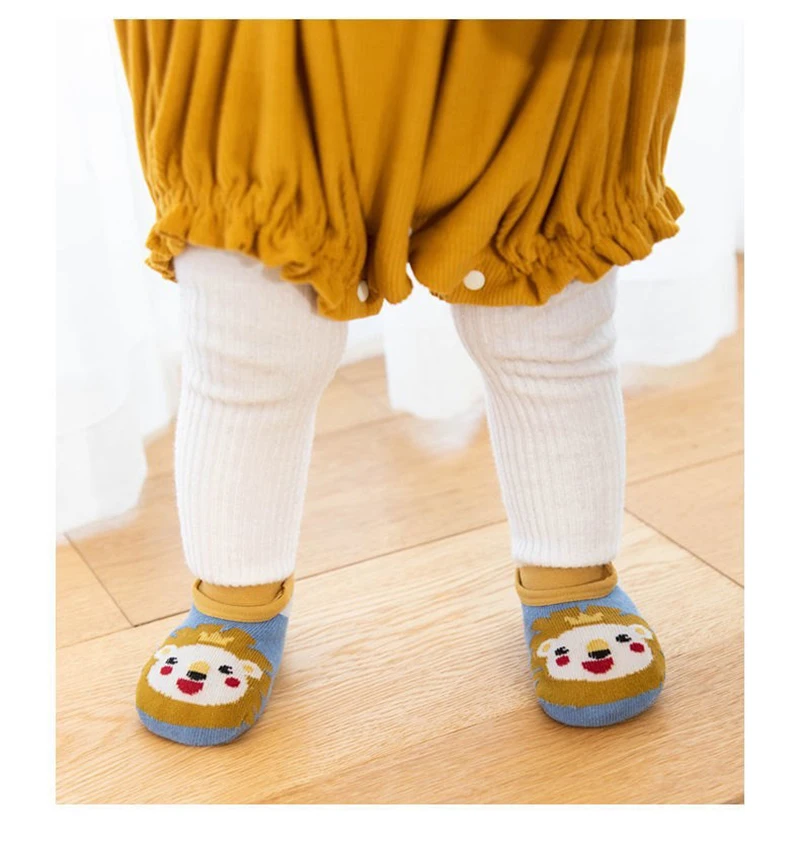 2 Pairs/Lot Cotton Baby Anti-slip Boat Socks For Boys Girls Low Cut Floor Kids Toddler Sock With Rubber Grips For 0-5Years