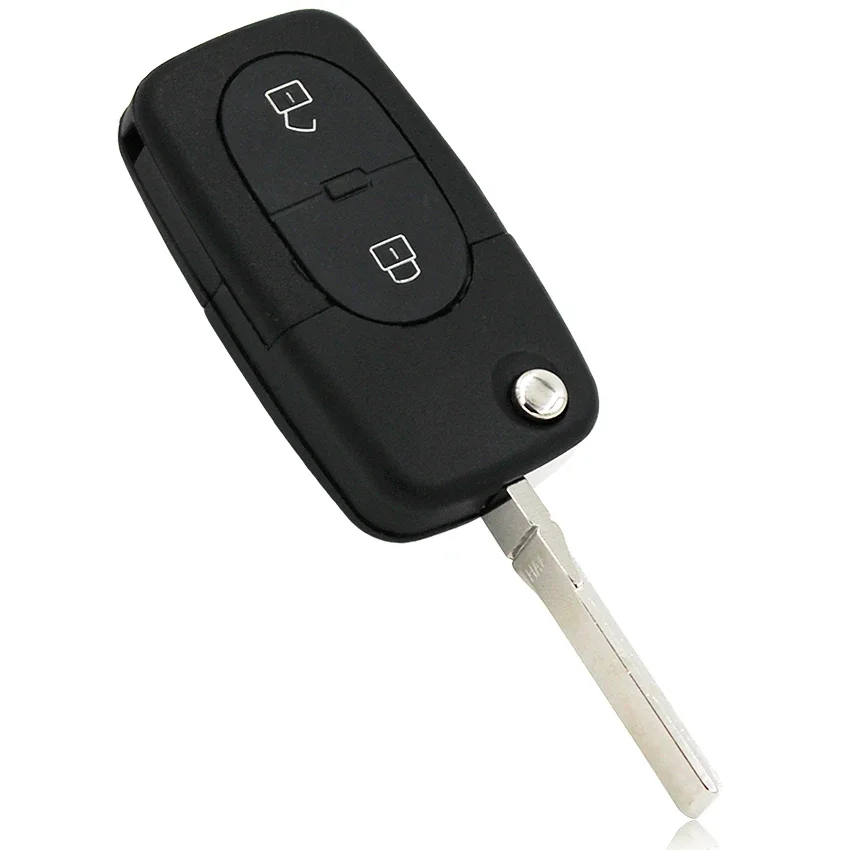 Flip Remote Key Fob 1J0 959 753 A 2 BUTTON 433Mhz with ID48 Chip for Volkswagen Bora Golf Beetle Polo Passat Seat Skoda