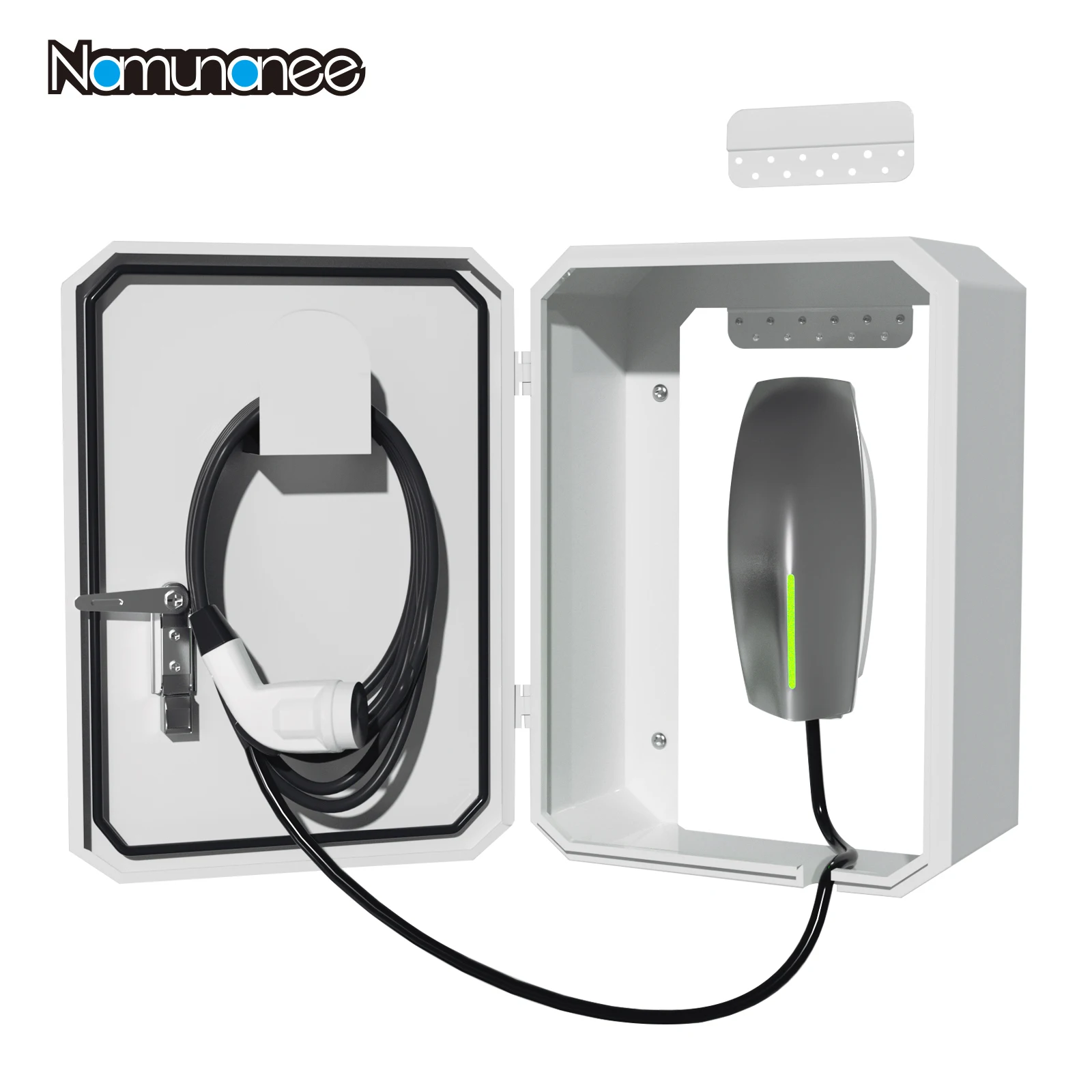 OEM EV Charging Protection Box for Electronic Enclosure with Seamless One Piece Design Wall Mounted 1.2mm Cold Rolled