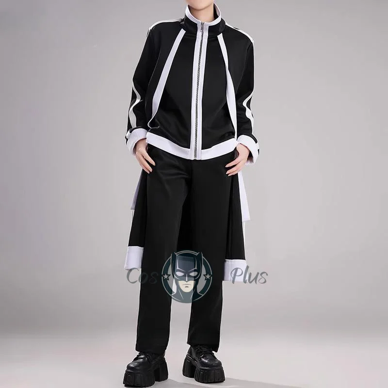 أزياء أنيمي توغين أنكي شيكي إشينوز التأثيرية شعر مستعار الزي الرسمي ملابس رياضية مجموعة كاملة أزرق أسود شعر مستعار قصير للرجال والنساء الطرف #3