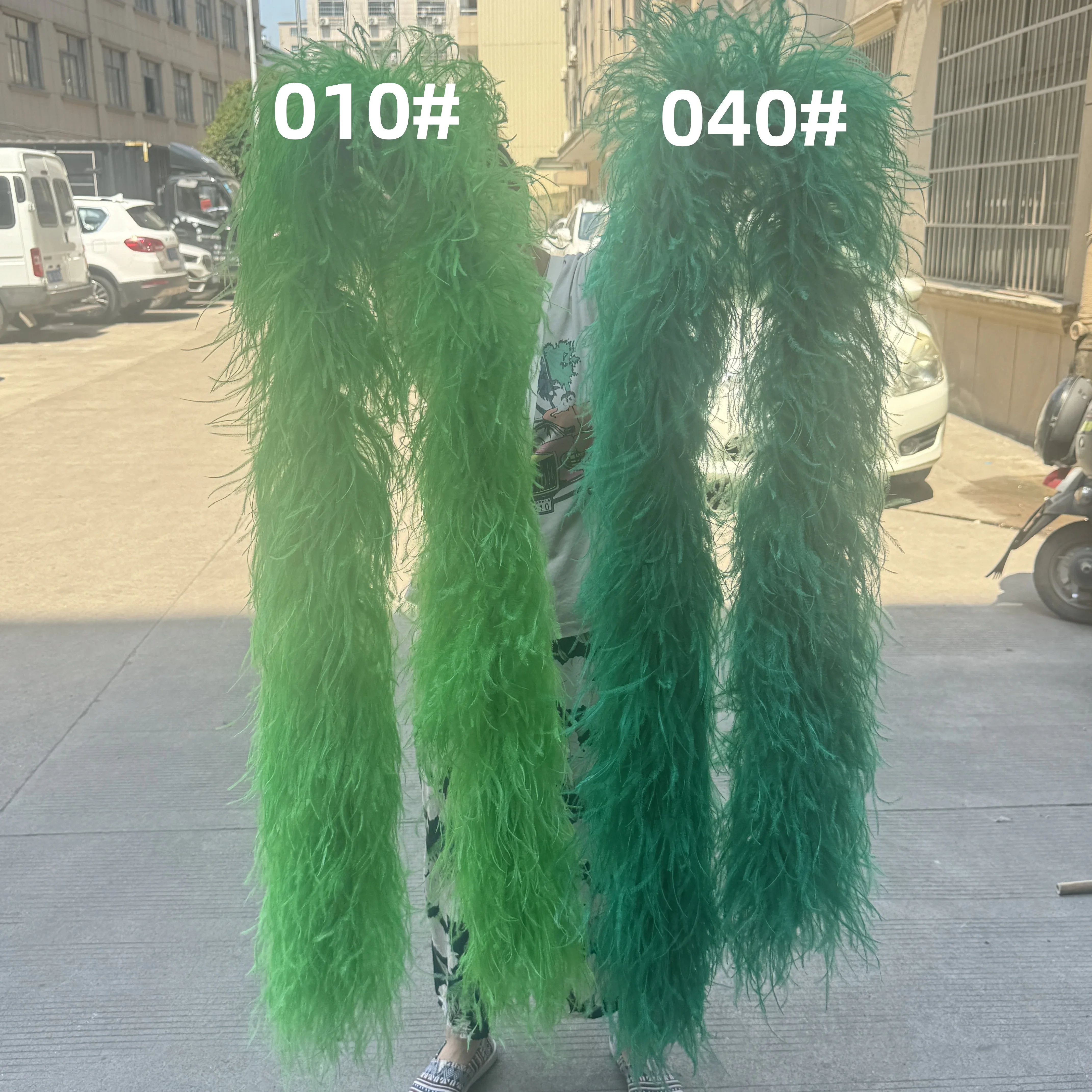 6 Boas de plumas de avestruz naturales de 2M, 10 capas, y de 3M, 4M, para disfraz, vestido, falda, costura, decoración, chal y accesorio DIY