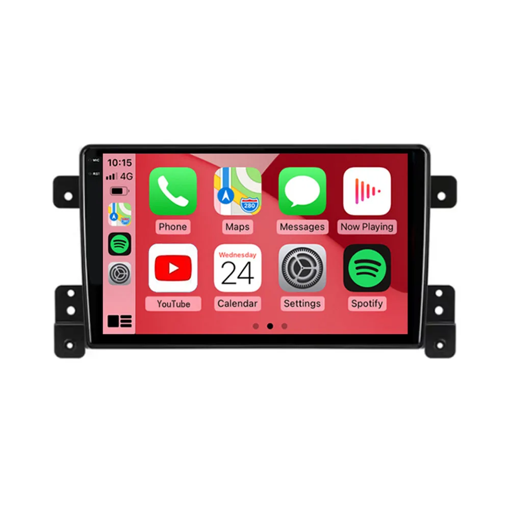 Android 14 For Suzuki Grand Vitara 2005-2015 4G+WiFi Car Radio Multimedia Video Player Stereo Navigation GPS Carplay 360 Camera