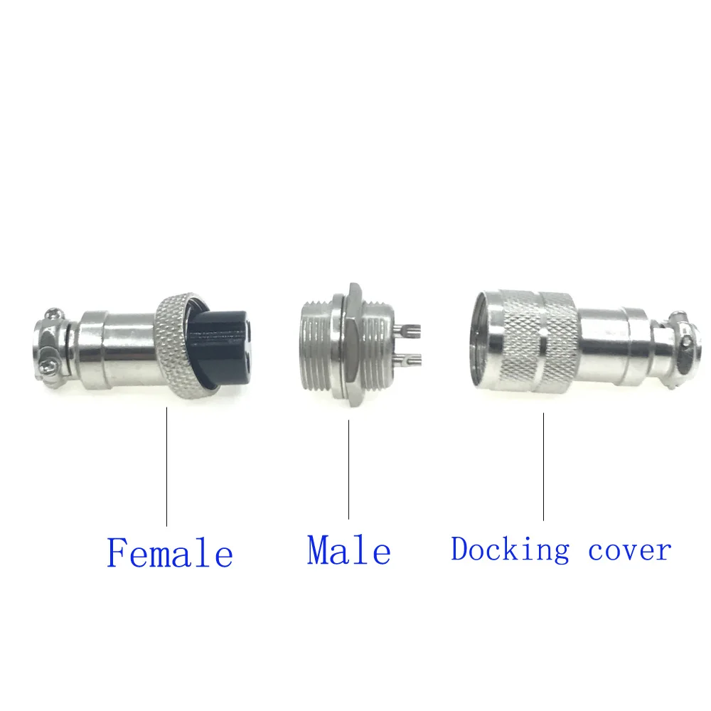 1Set GX12 GX16 GX20 Aviation Circular Connector Plug Socket 2/3/4/5/6/7 Pin Male Female Or Docking Panel Connector Free Shipping