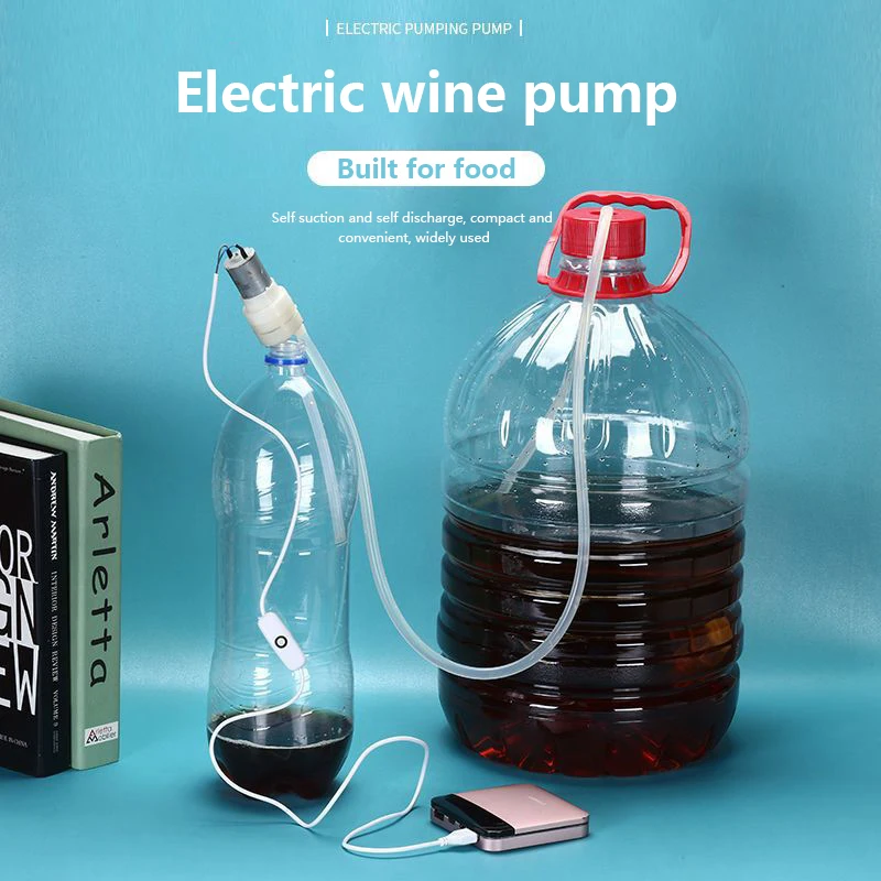 

DIY High-Flow Electric Wine Pump USB Interface Peristaltic Pump Miniature Dosing Pump Electric Water Pump Liquor Suction Device