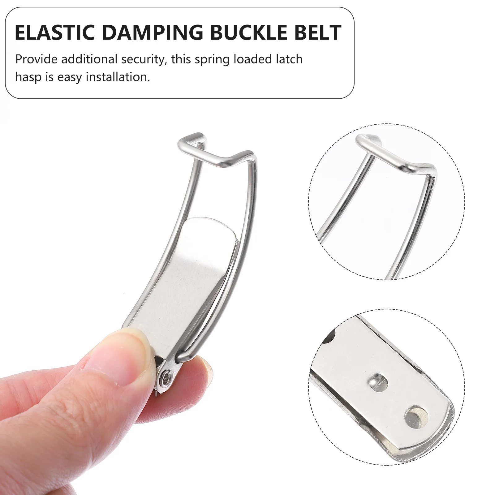 

6 шт. прочная никелированная железная защелка, простая установка для ящика для инструментов, сундука, деревянных дверей шкафа, пружинная защелка, защелка