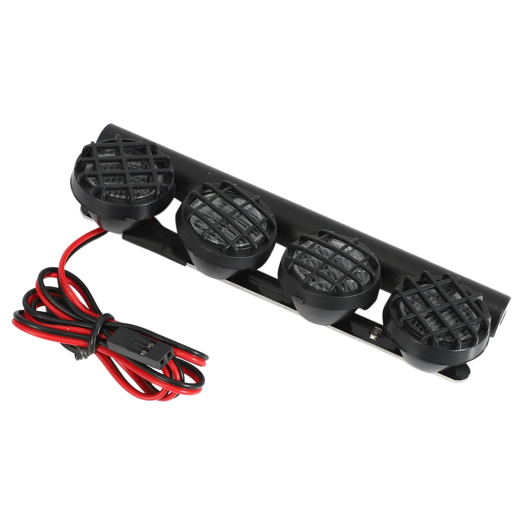 Multi-Function Ultra Bright Lamp LED Roof Light Bar with 4 Spotlights for 1/10 1/8 RC Car HSP TAMIYA CC01 Axial SCX10