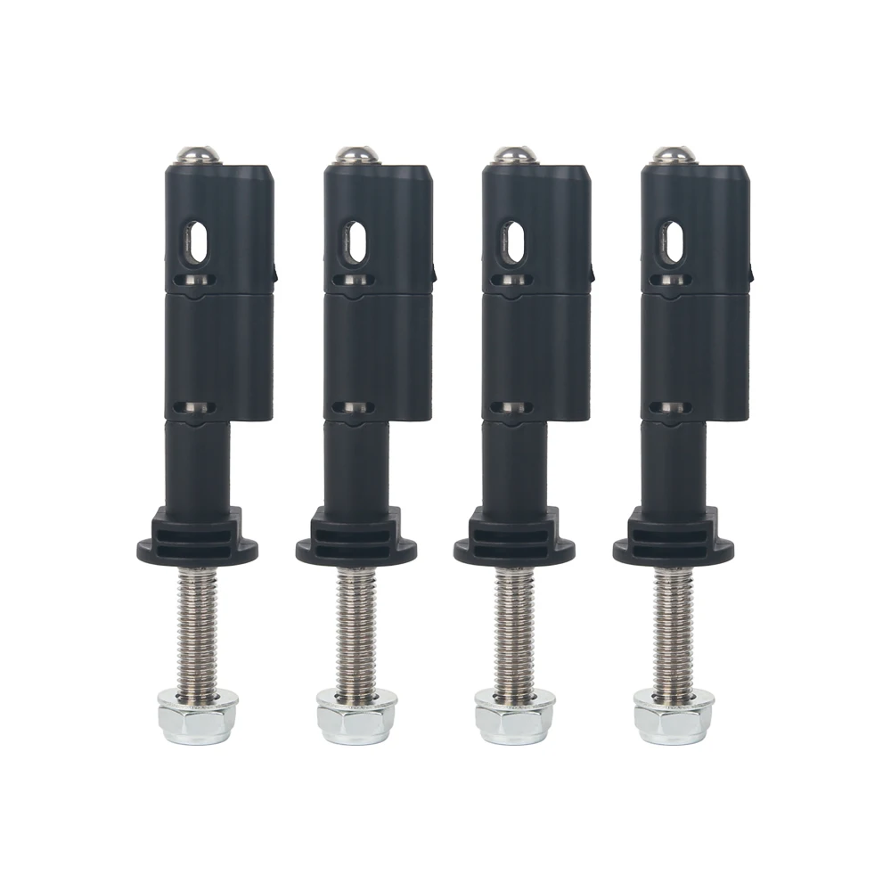 4 Pack Mounting Pins for MaxTrax MKII Recovery/Traction Boards, Lockable Theftproof Safety Mounting Pins Set