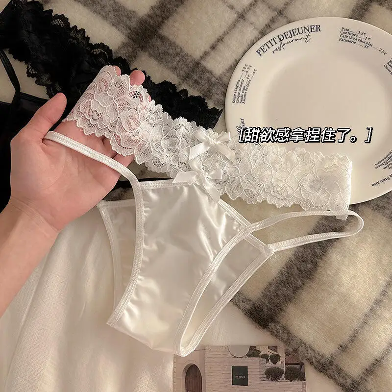 Lace Sexy Panties Women Japanese Low Waist Hollow Breathable Lingerie Sexy Women Kawaii Girls Lingerie Japanese Women T Panties