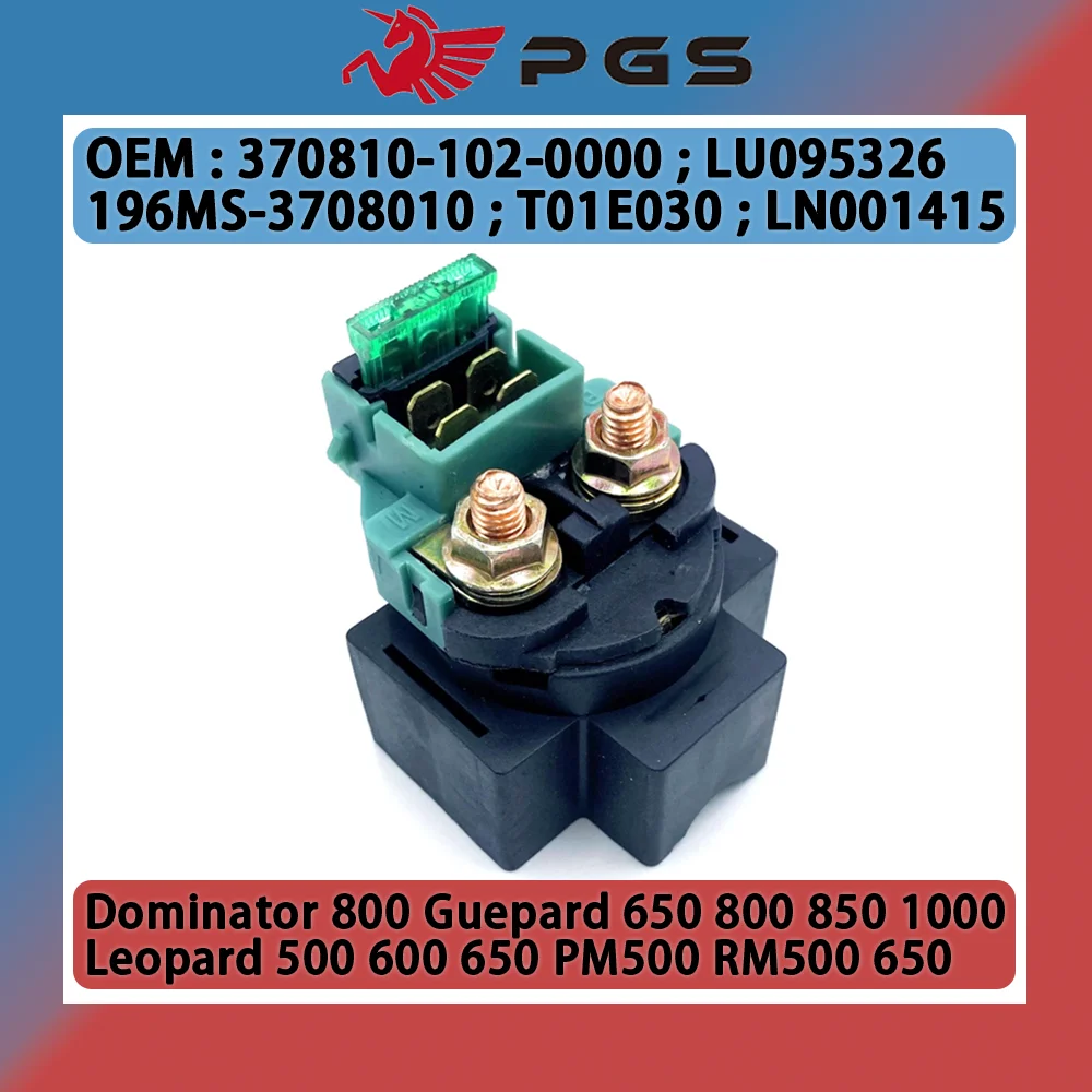 12V Solenoid Starter Relay For Stels ATV Leopard Guepard 370810-102-0000 Ermak Ataman 600 800 196MS-3708010 T01E030 LN001415