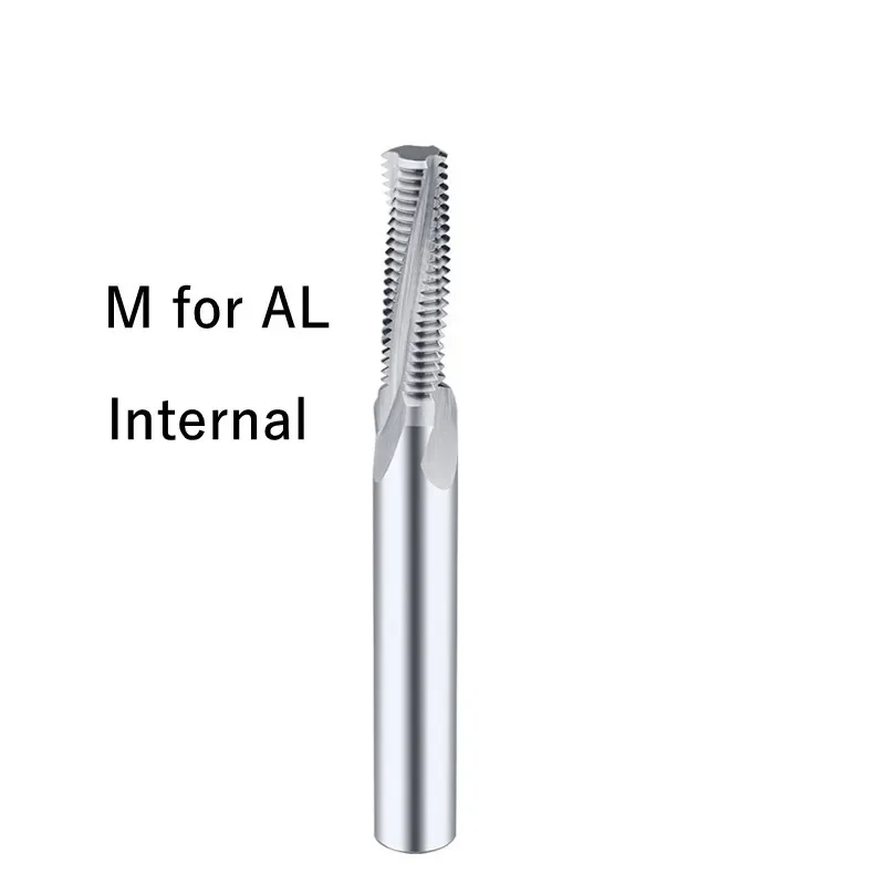 

Metric Internal Thread Milling Cutter For Aluminum Machining Center End Mill Carbide Tungsten M3 4 5 6 8 10 12 14 16 18 20 24