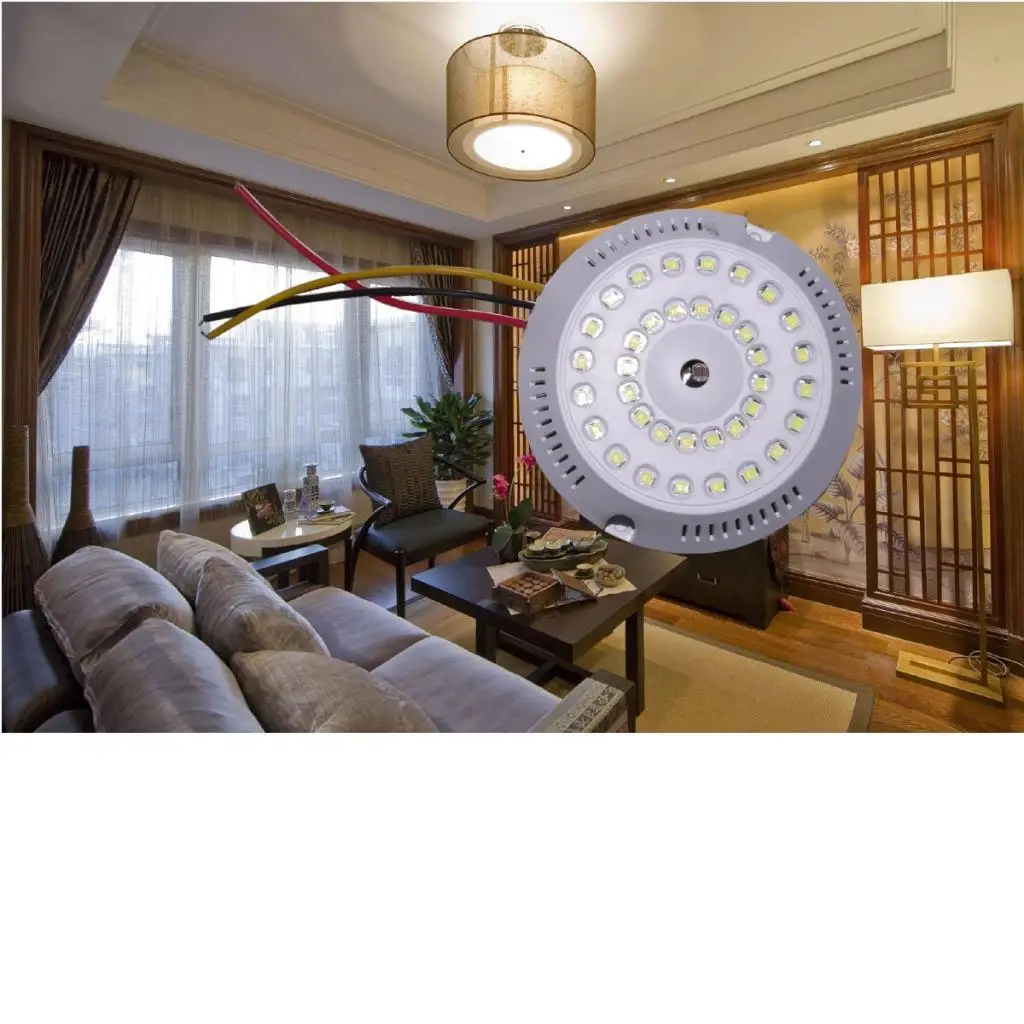 White Voice Operate LED Sound-Controlled Ceiling Light Module